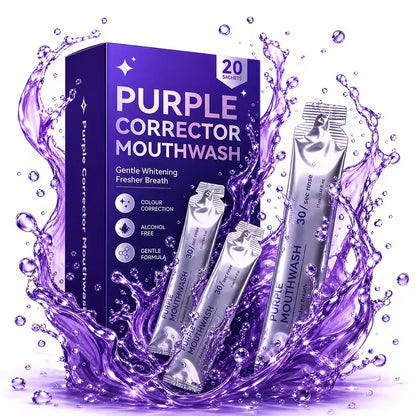 Breath Fresh Mint Purple Mouthwash