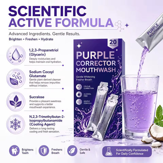 Breath Fresh Mint Purple Mouthwash