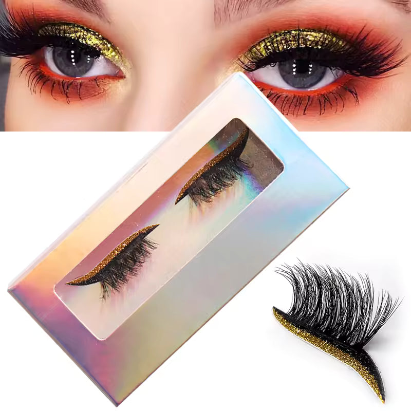 GlamLash Reusable Glitter Eyeliner False Lashes
