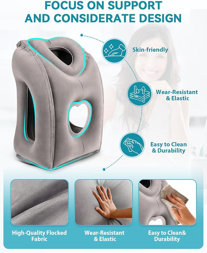 Inflatable Travel Pillow
