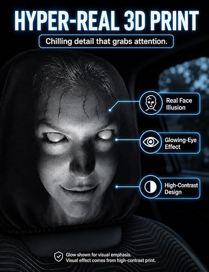 Scary Ghost Headrest Covers