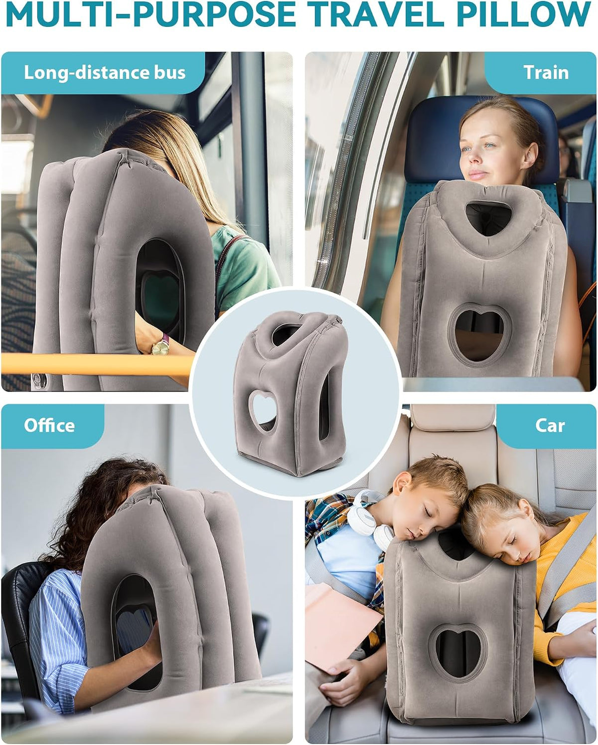 Inflatable Travel Pillow
