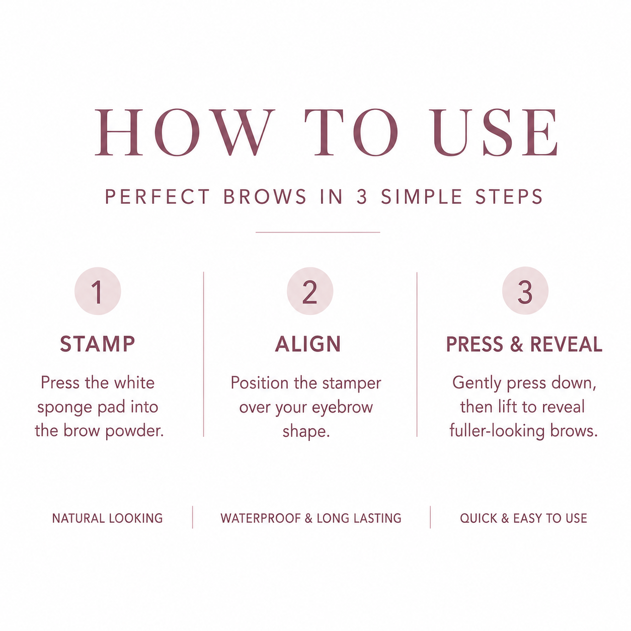 Eyebrow Stamp Kit - Fuller Natural Brows in Seconds