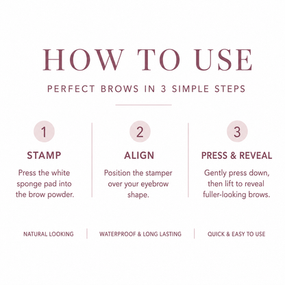 Eyebrow Stamp Kit - Fuller Natural Brows in Seconds