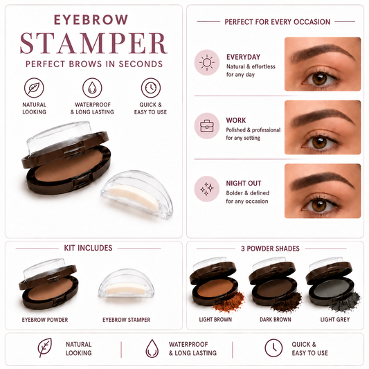 Eyebrow Stamp Kit - Fuller Natural Brows in Seconds