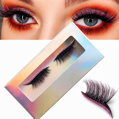 GlamLash Reusable Glitter Eyeliner False Lashes