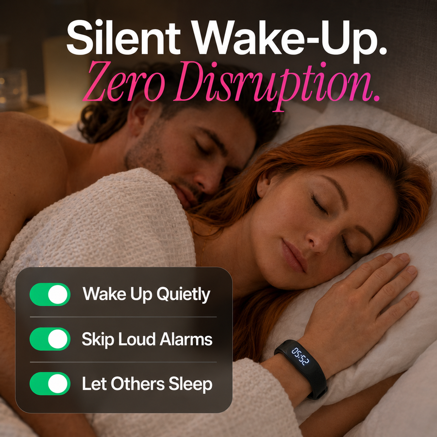 Wake up quietly, without waking anyone else.