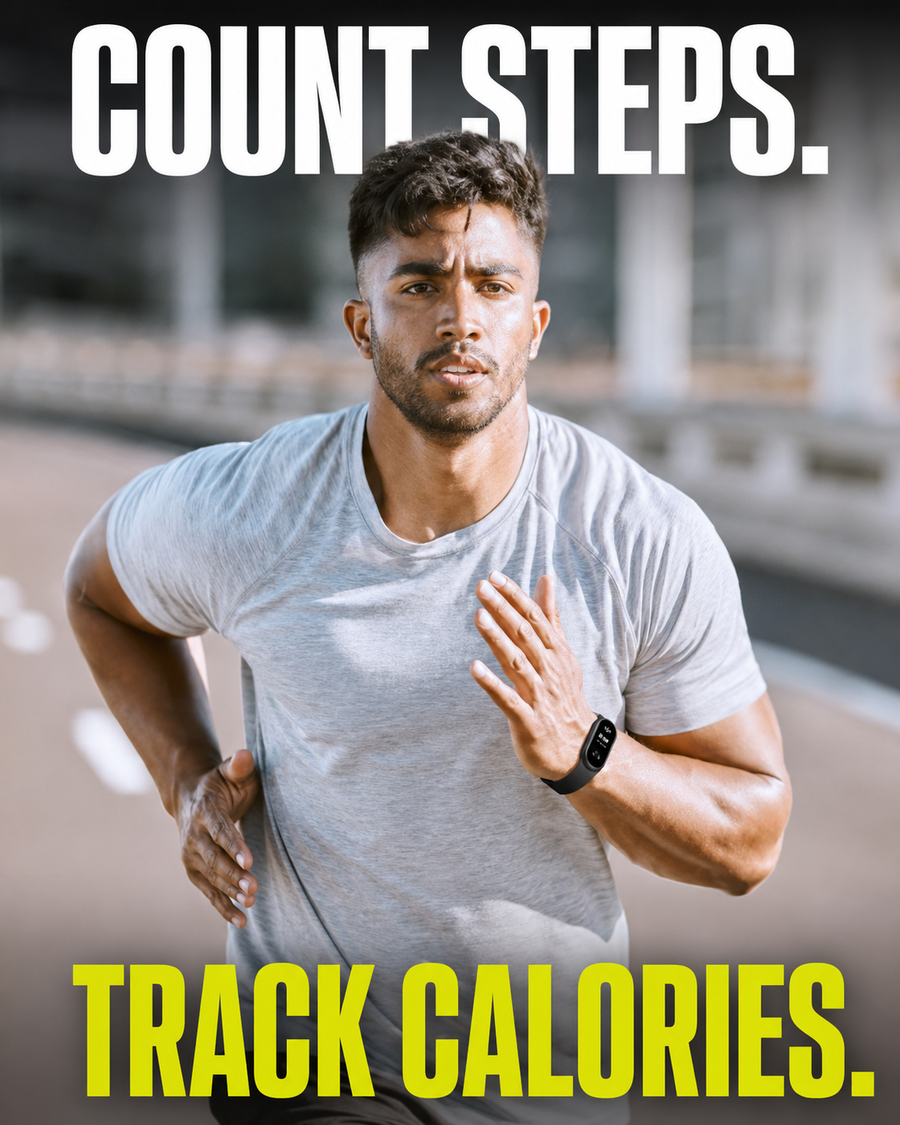 Track every step and keep an eye on calories throughout your day.