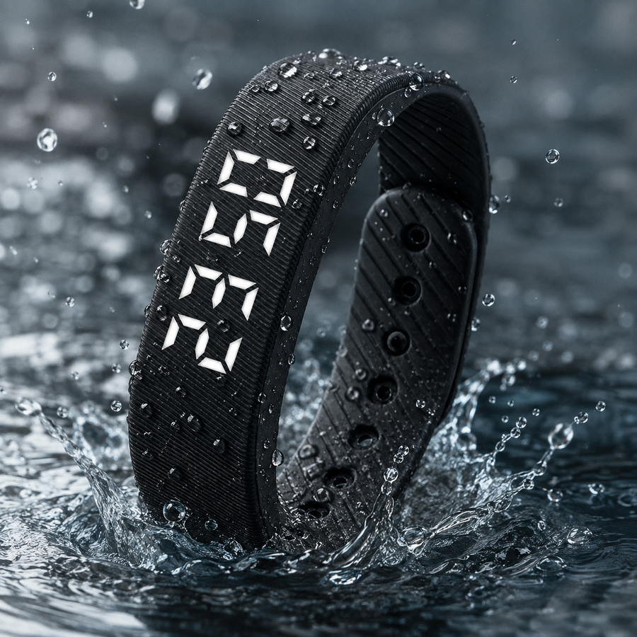 Built to handle everyday splashes, sweat & rain.